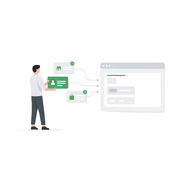 Rapid Merchant Onboarding illustration